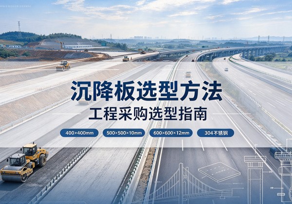 刚察沉降板选择方法